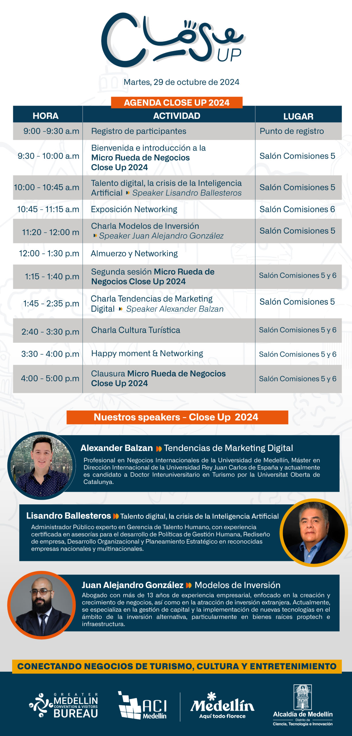 AGENDA CLOSE UP 2024